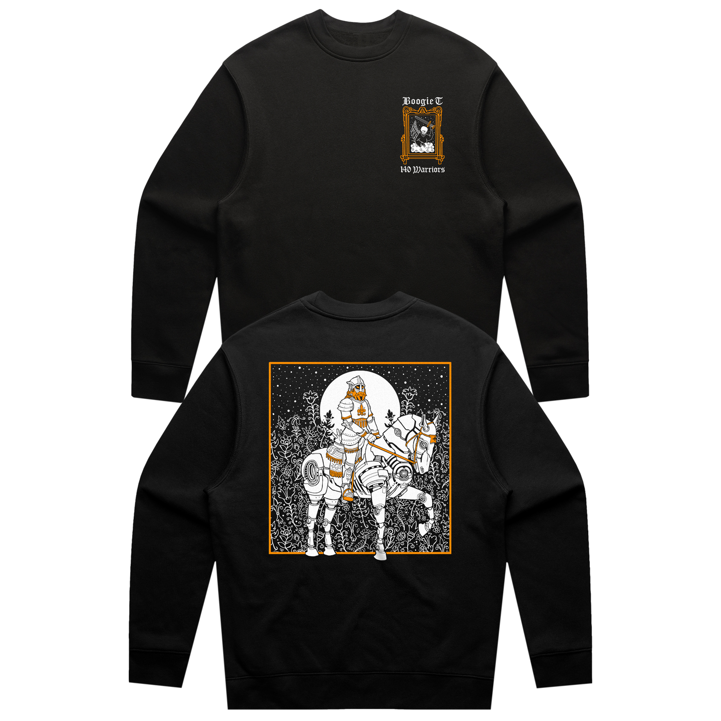 BOOGIE T - 140 WARRIORS CREWNECK SWEATER