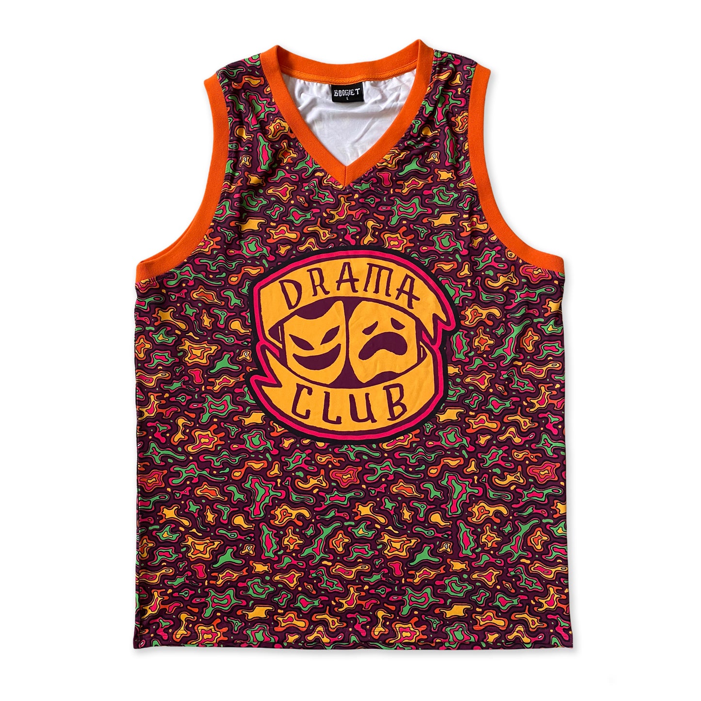 Boogie T - Orange Camo - Basketball Jersey