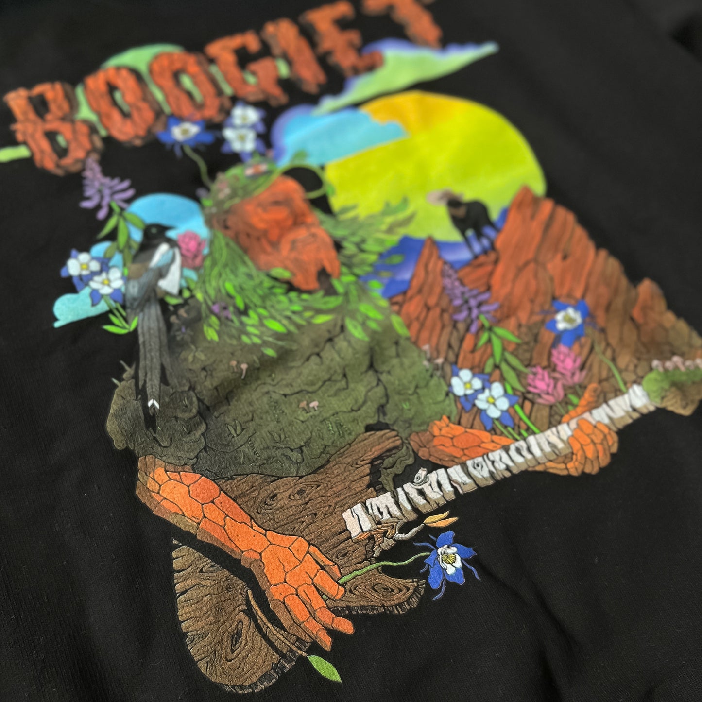 Boogie T - On The Rocks II - Black Pullover Hoodie