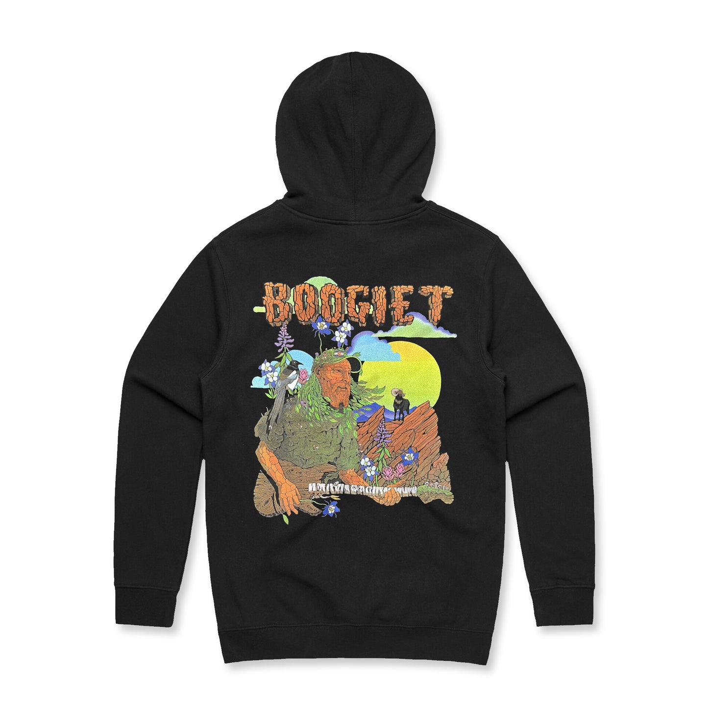 Boogie T - On The Rocks II - Black Pullover Hoodie