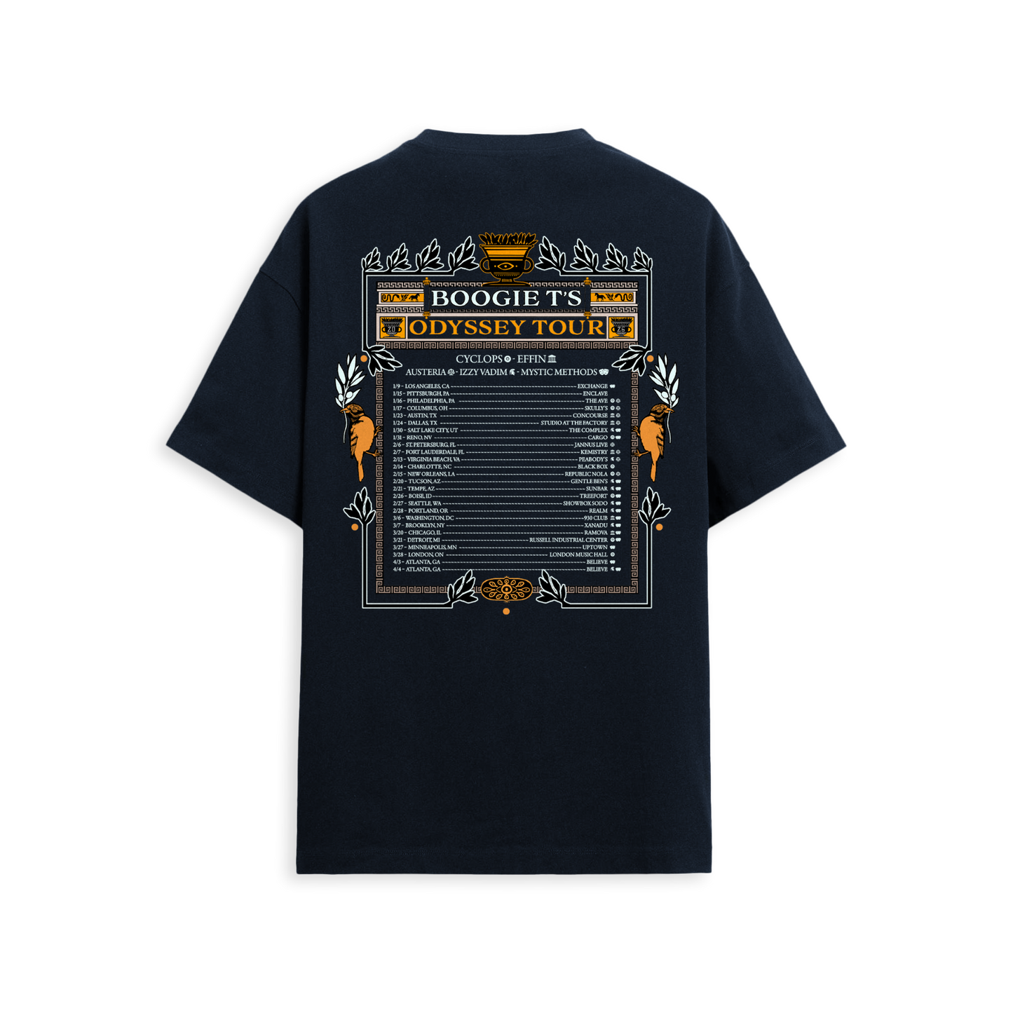 BOOGIE T - ODYSSEY Tour Tee