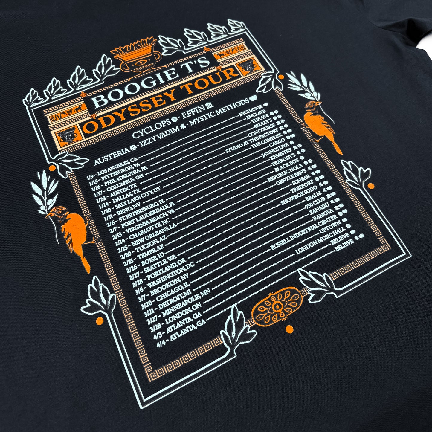 BOOGIE T - ODYSSEY Tour Tee