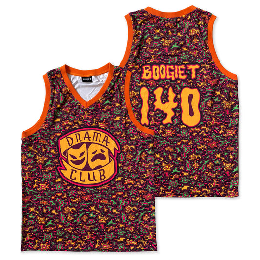 Boogie T - Orange Camo - Basketball Jersey