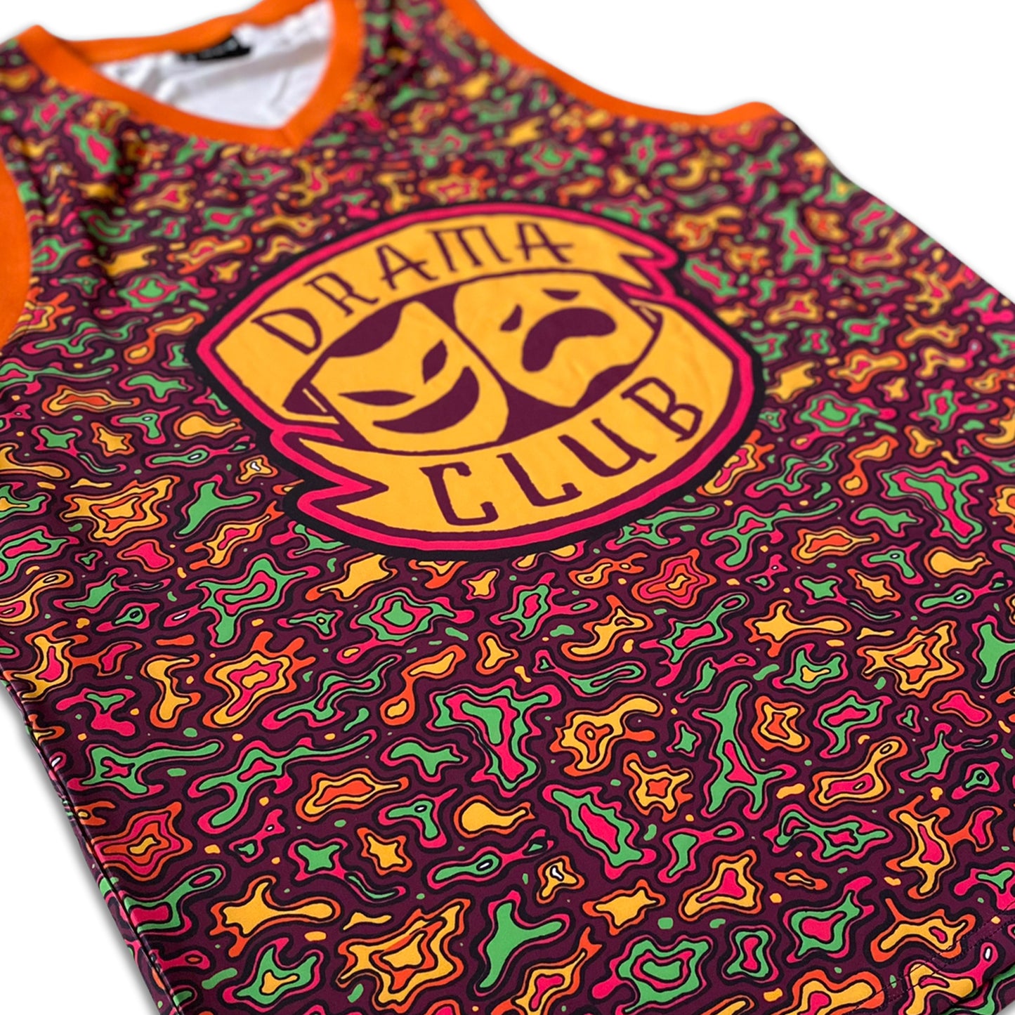 Boogie T - Orange Camo - Basketball Jersey