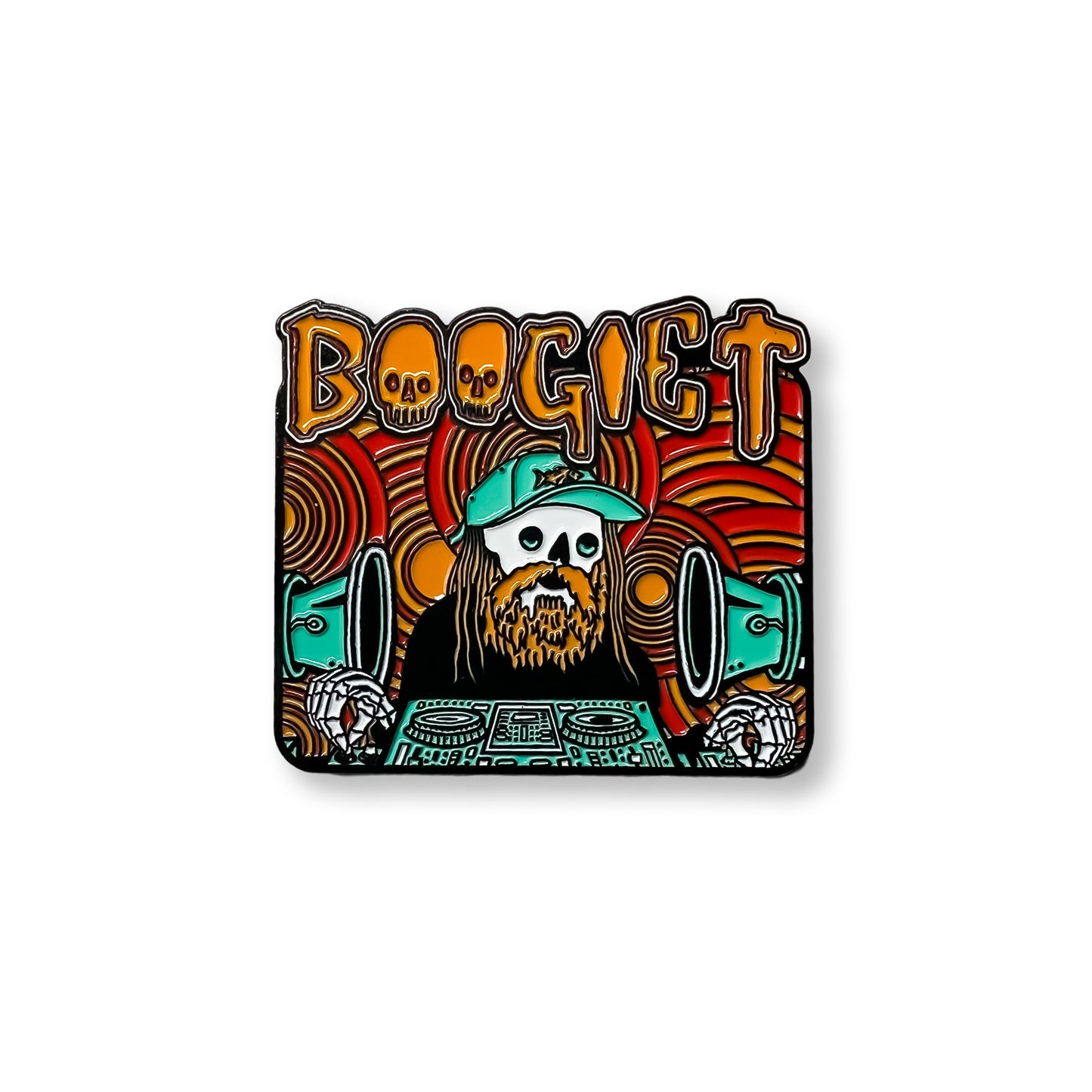 Boogie T Outbreak Boogie DJ Pin