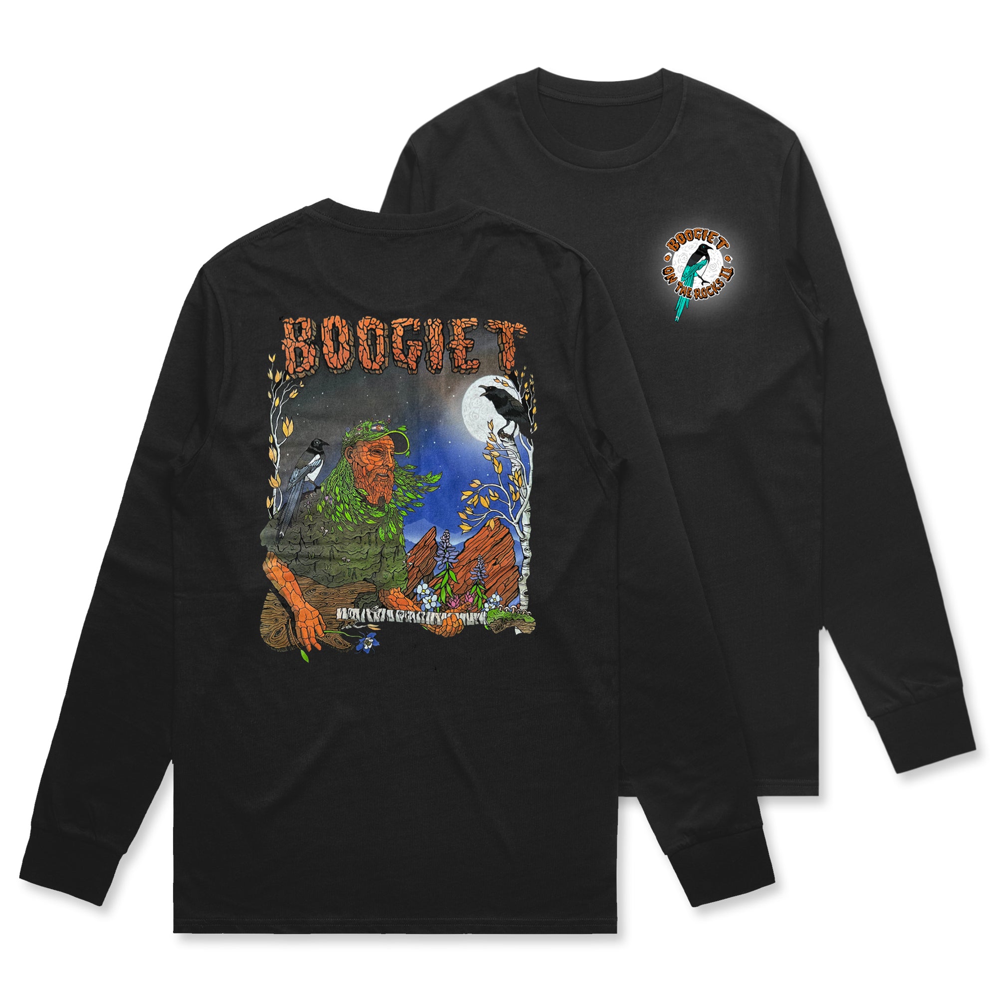 Boogie T - On The Rocks II - Black Longsleeve